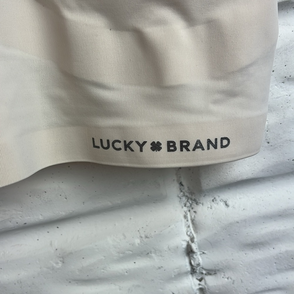 LUCKY BRAND BRALETTES SET OF 2 FLORAL AND OFF WHITE SEEMLESS SIZE SMALL NWOT - Picture 3 of 14